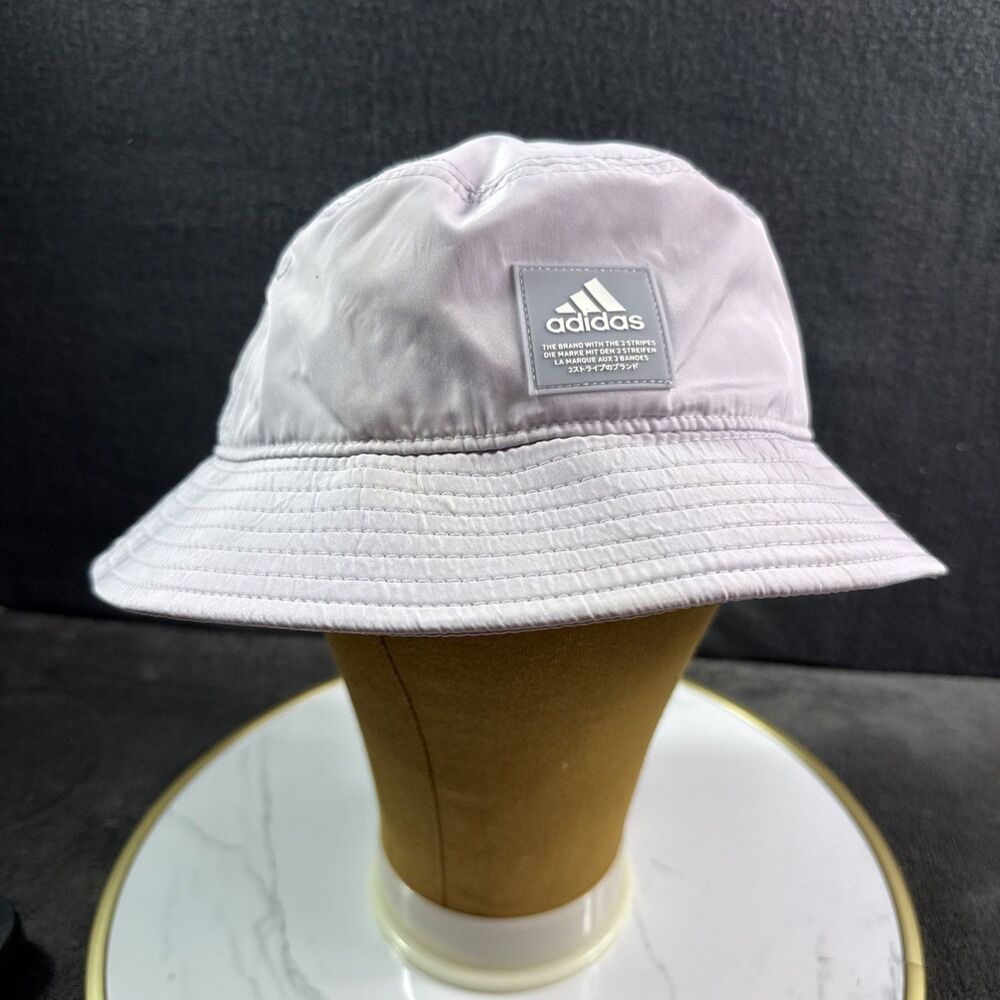 Adidas Foldable Bucket Hat Women's One Size Violet Silver Dawn Aeroready